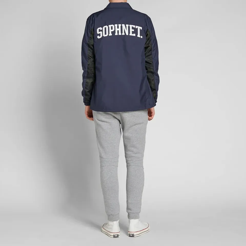 SOPHNET. Back Logo Coach Blouson