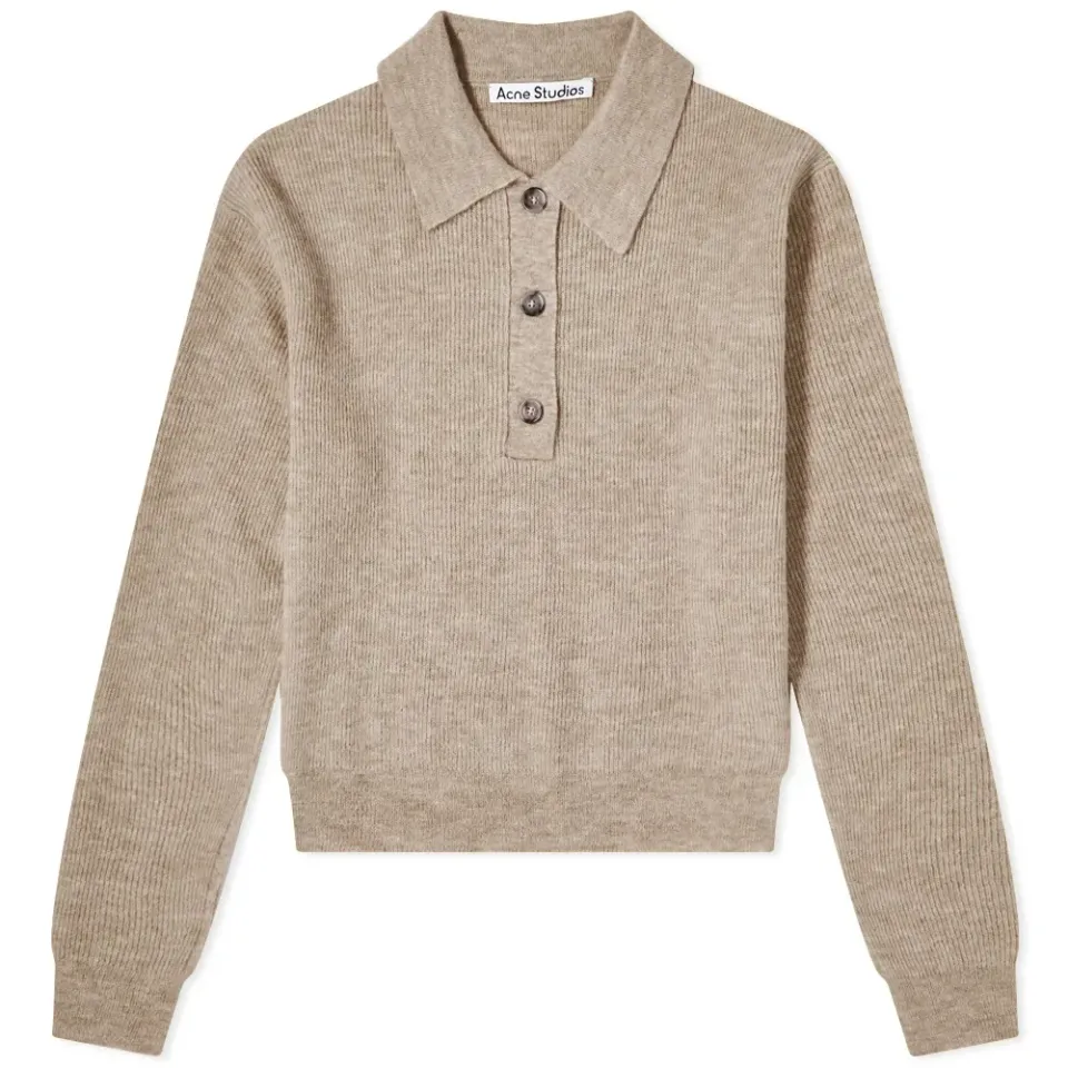 Kessa Summer Alpaca Knit Polo Jumper