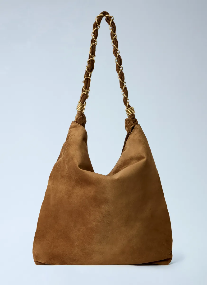 Amalia Suede Shoulder Bag