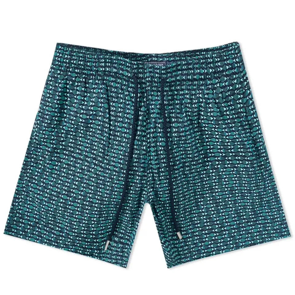 Moorise Geometric Fish Print Swim Short