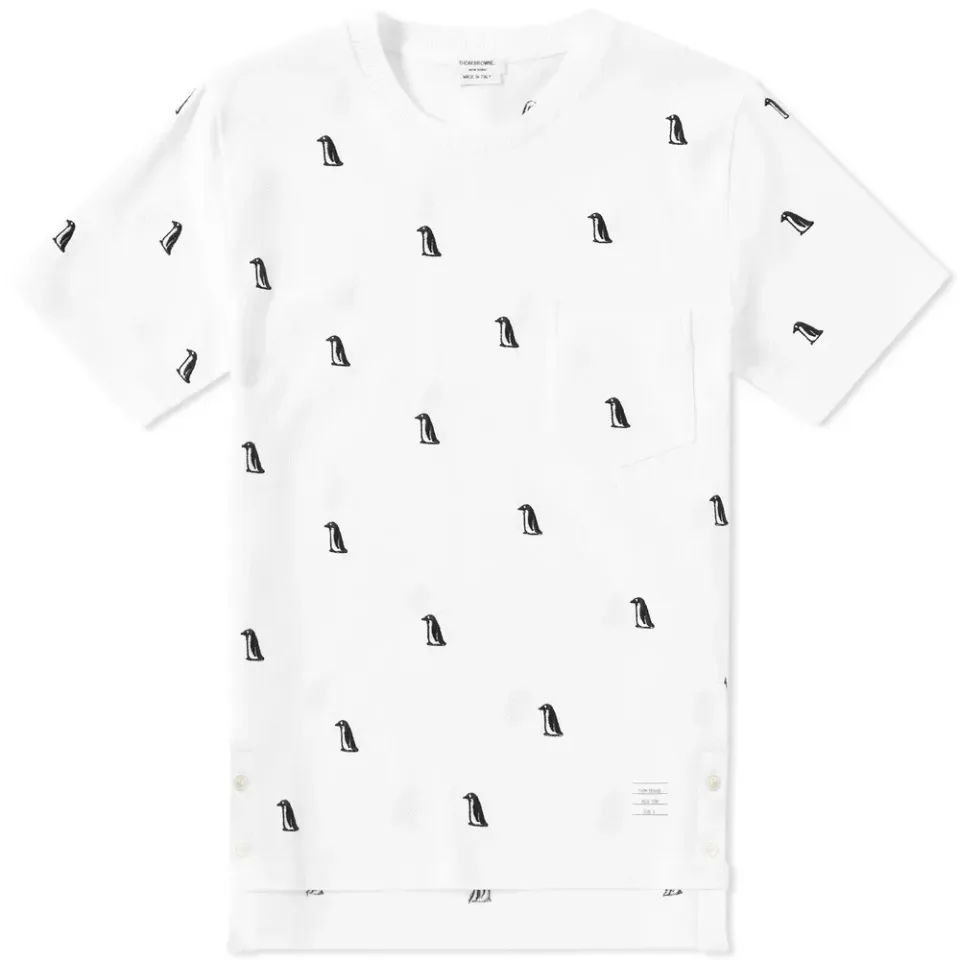 Penguin Embroidery Pique Tee
