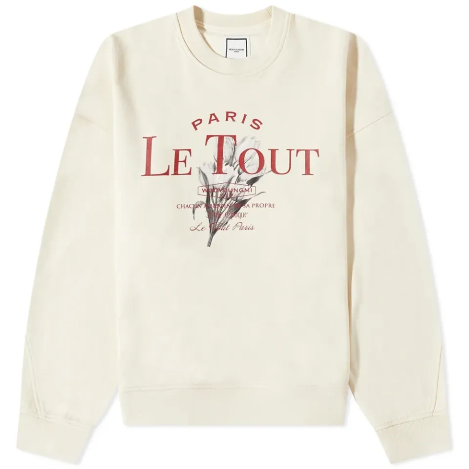 Tulip Print Crew Sweat