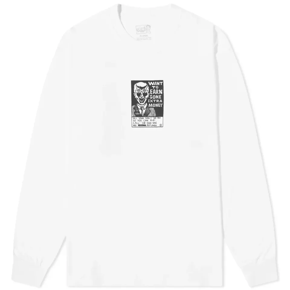 Polar Skate Co. Long Sleeve Classifieds T-Shirt