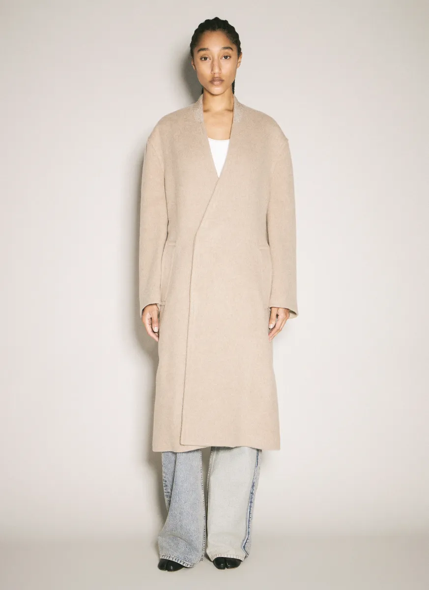 Wraparound Belted Coat