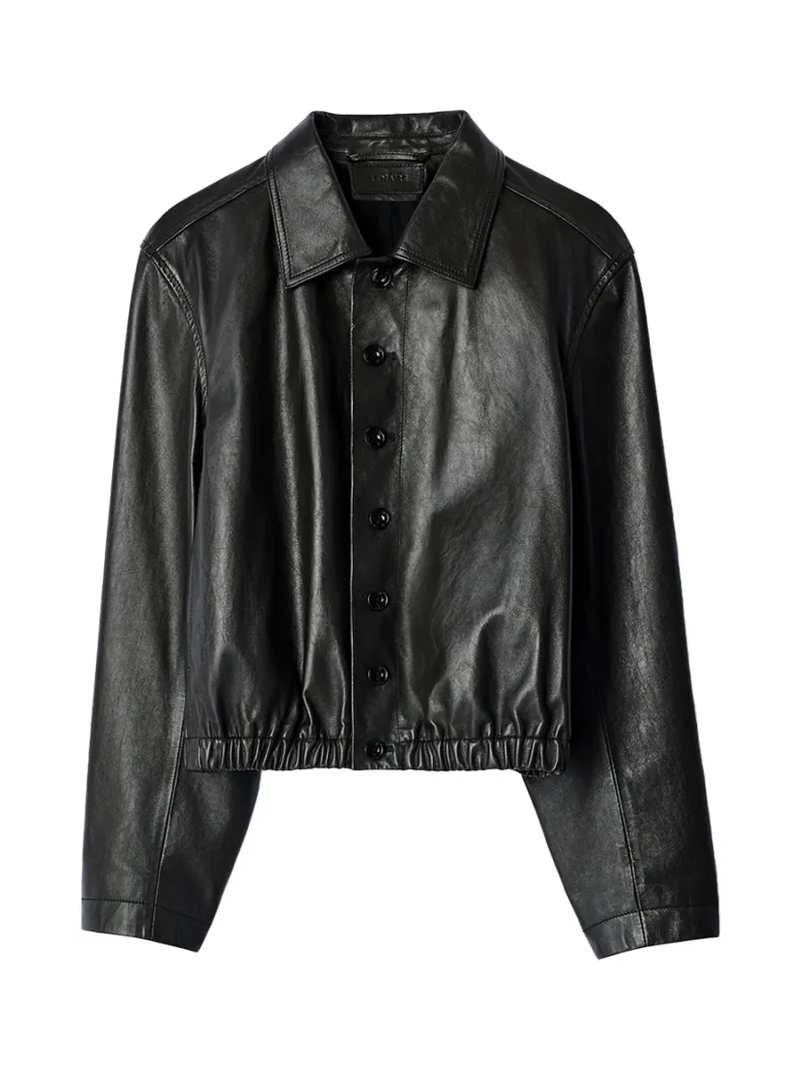 Soft Leather Jacket Dark Espresso