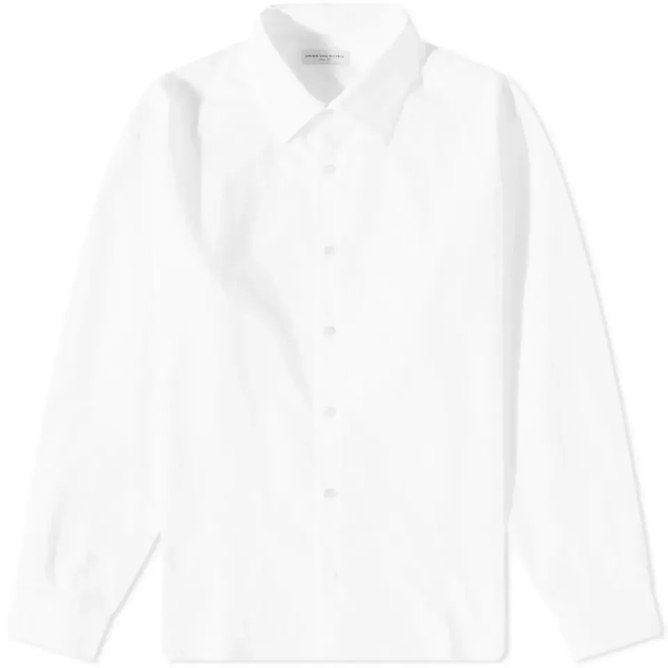 Curle Poplin White Shirt