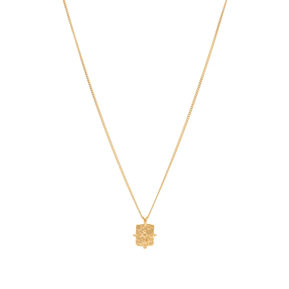 x Lucy Williams Rectangular Coin Pendant Necklace