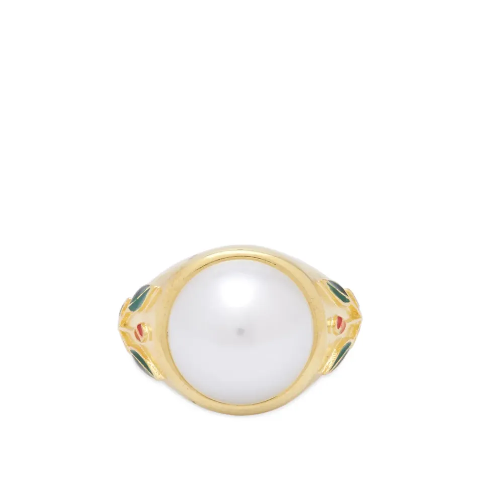 Pearl Signet Ring
