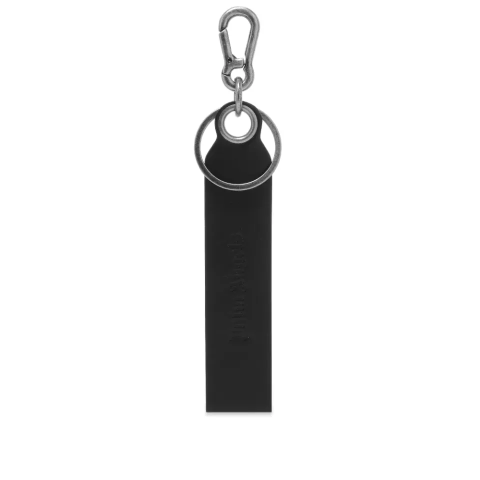 Leather Logo Keyring