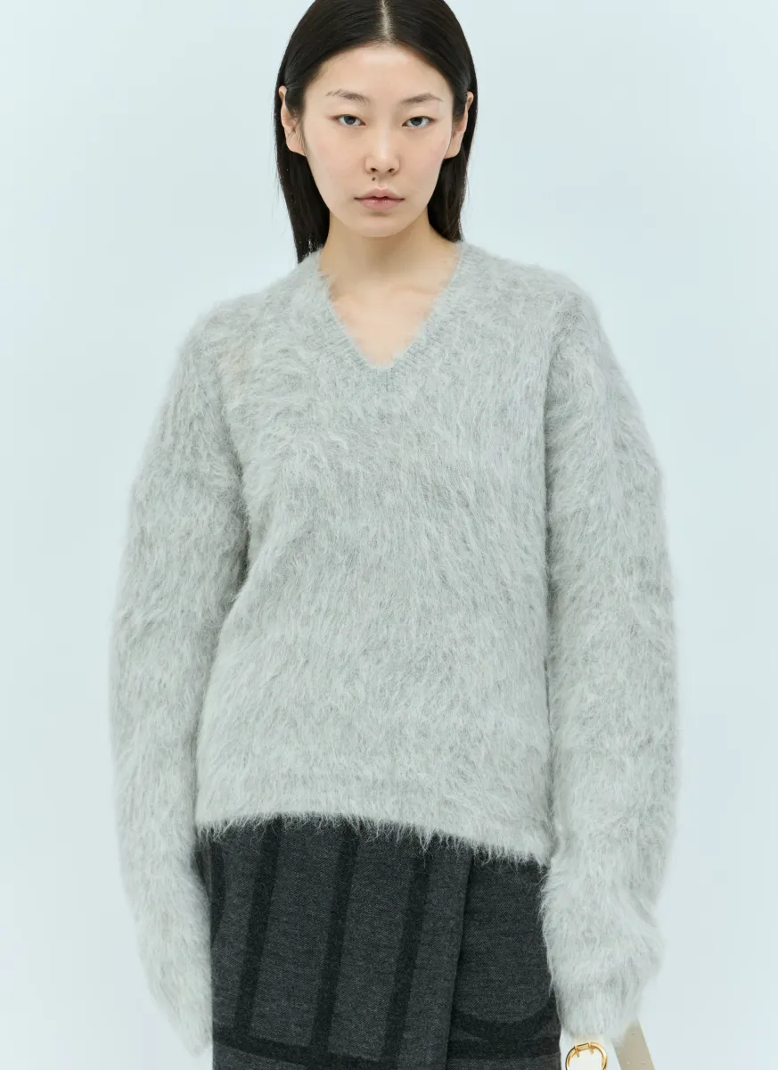 Petite Alpaca-Blend Knit Sweater