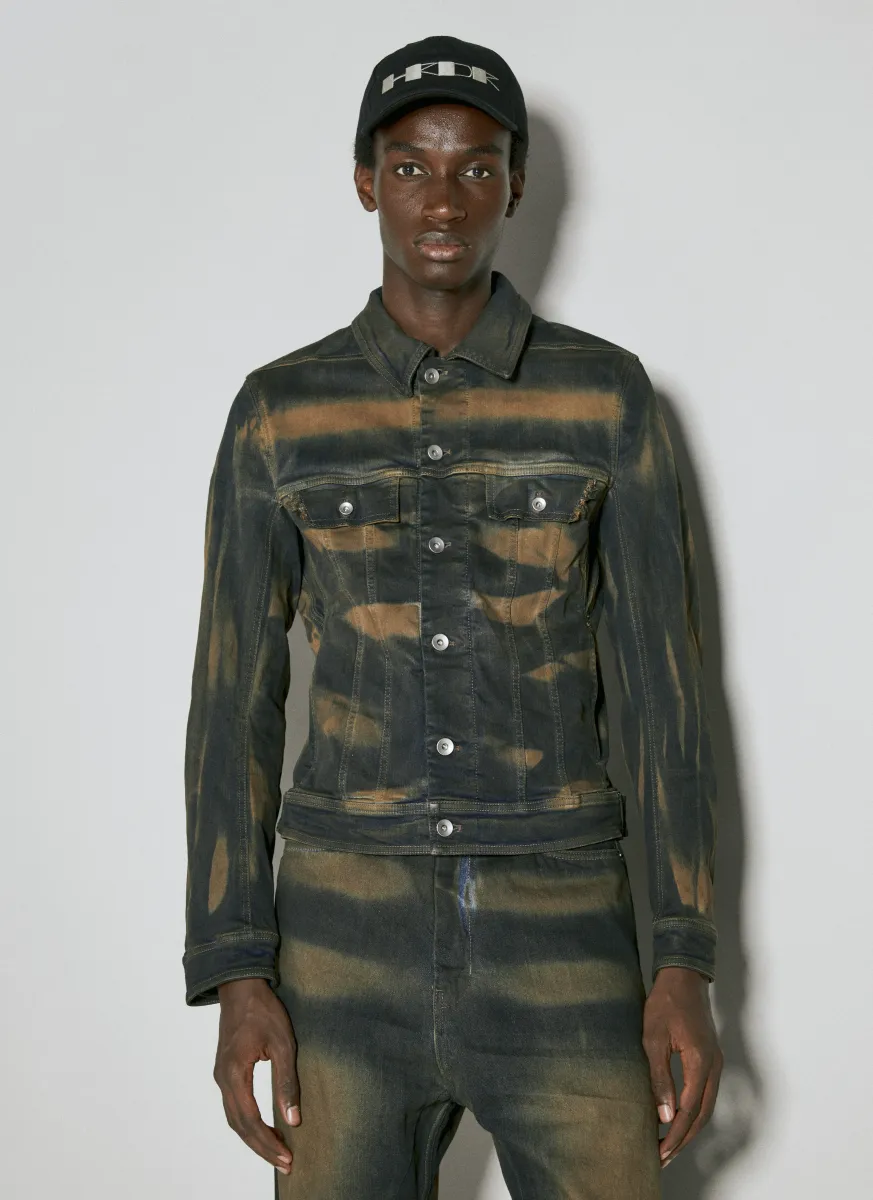 Stained Denim Trucket Jacket