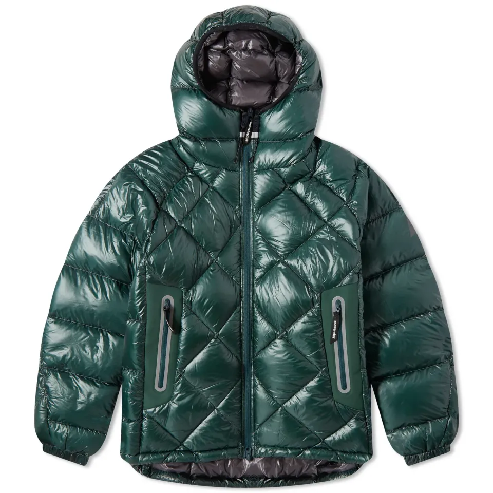 Diamond Stitch Down Hooded Jacket