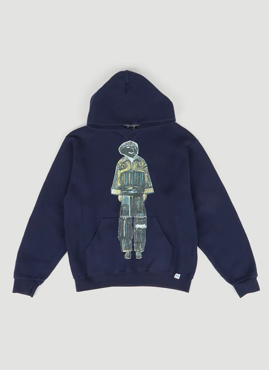Graphic Print Hooded Sweatshirt