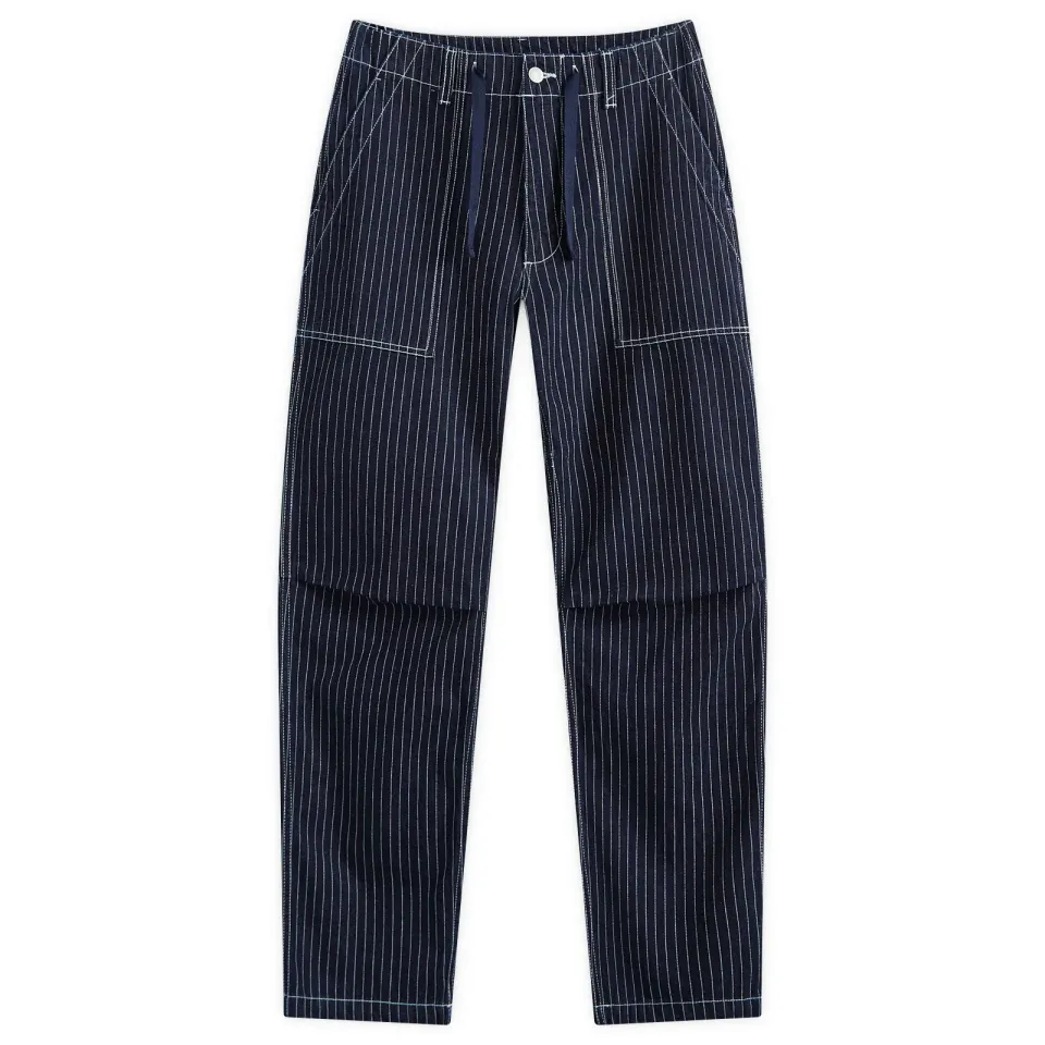 Stripe Denim Fatigue Pants