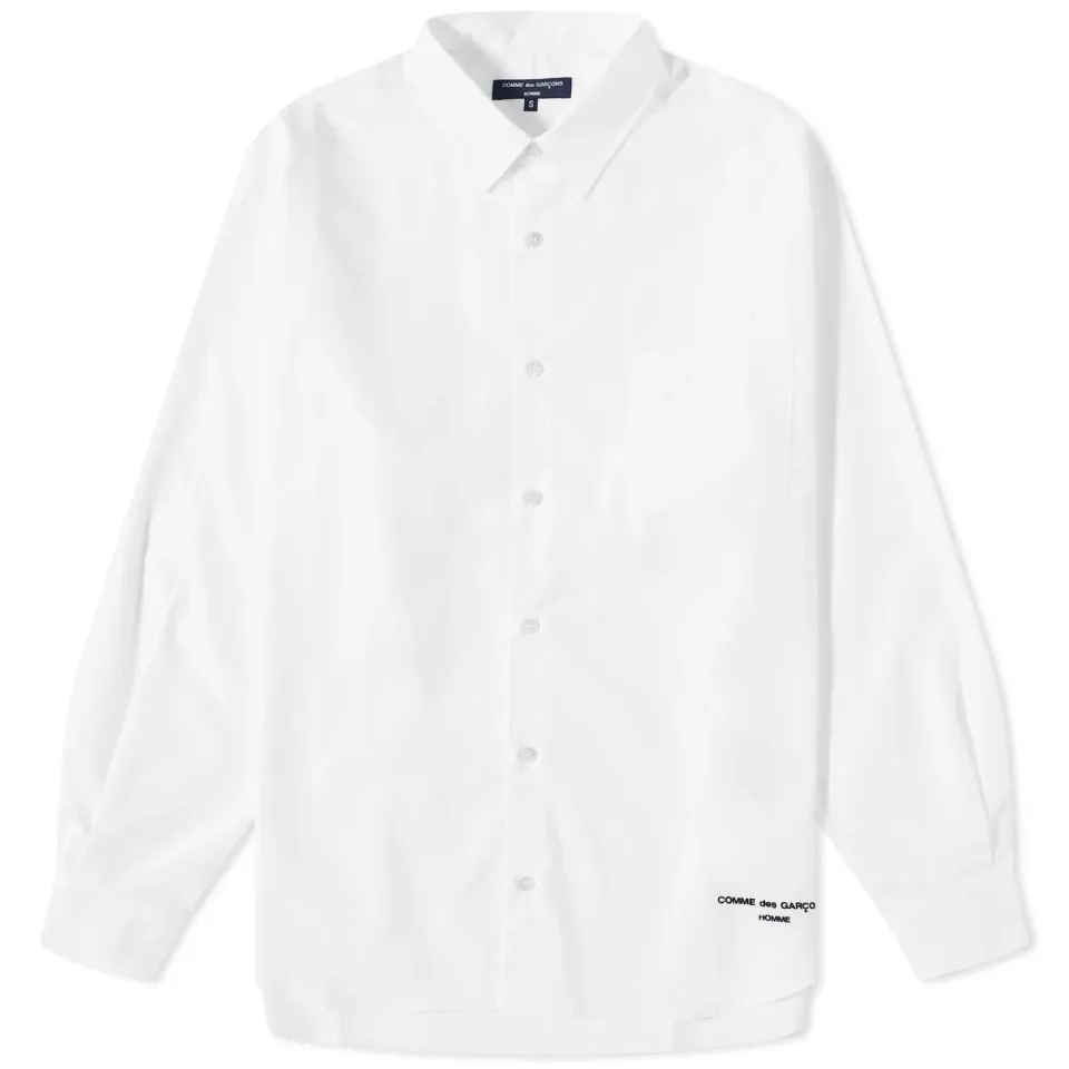 Comme Des Garçons Homme Emroidered Logo Shirt
