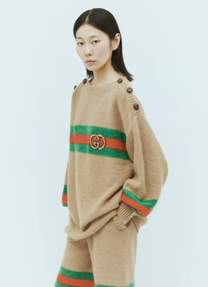 Interlocking GG Wool Mohair Sweater