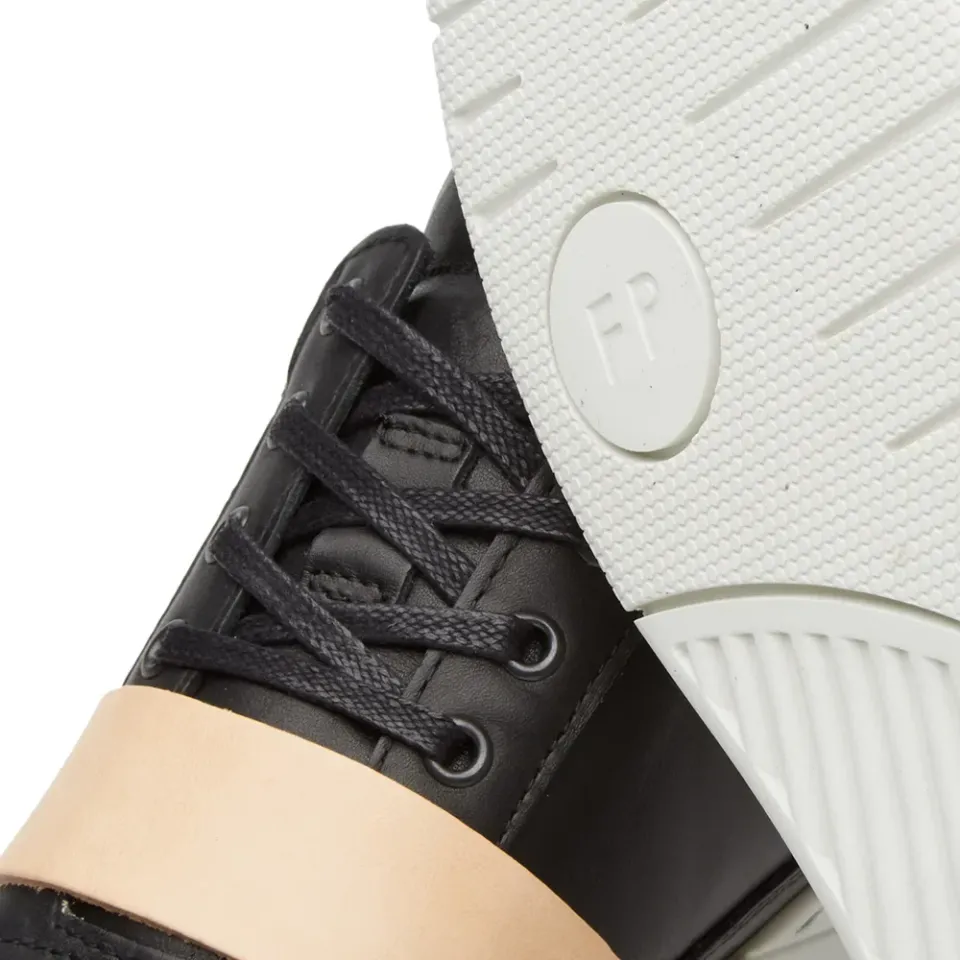 Low Top Leather Strap Sneaker