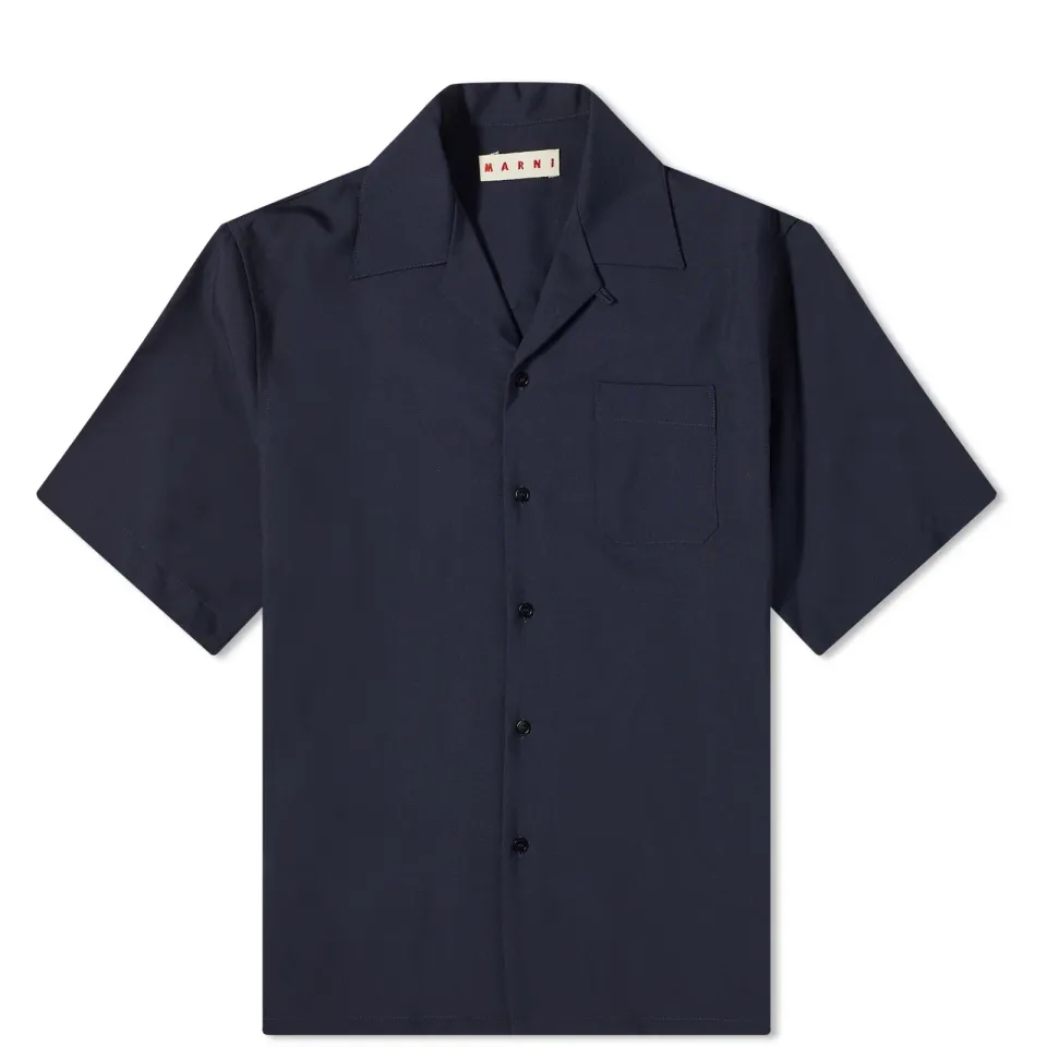 Logo Tab Vacation Shirt