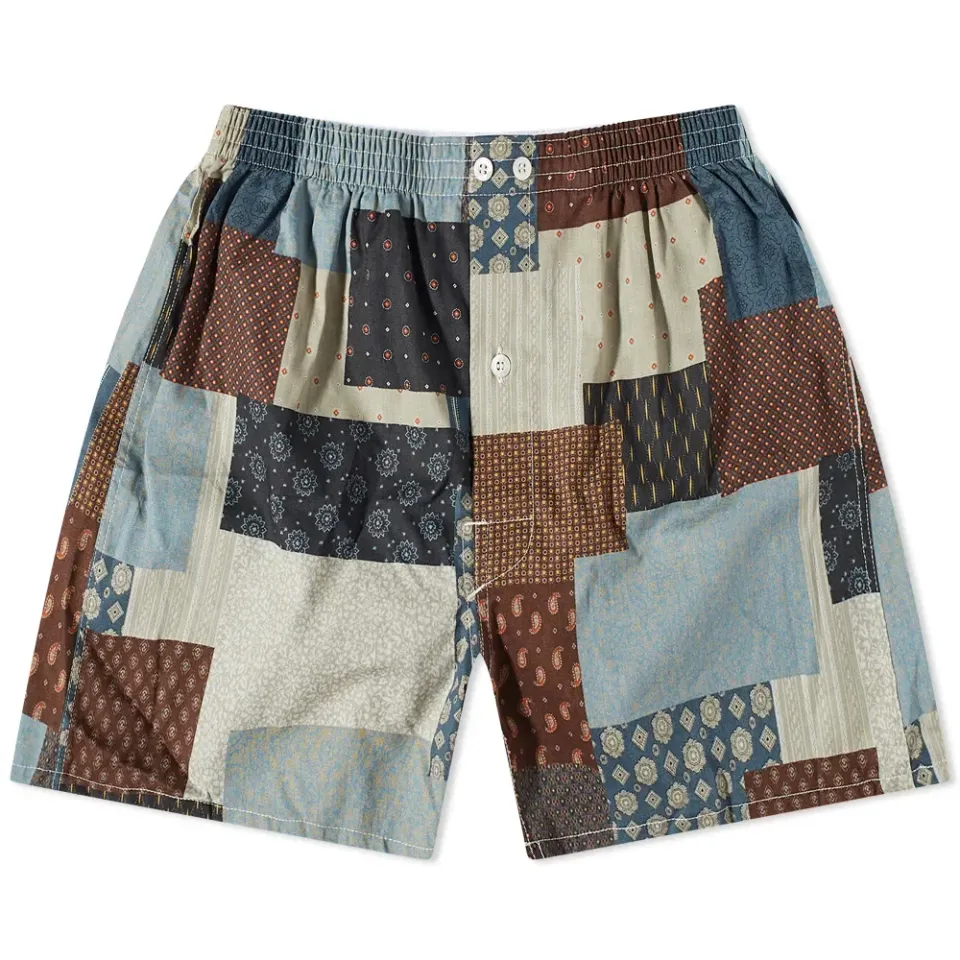 Boro Patchwork Boxer Shorts