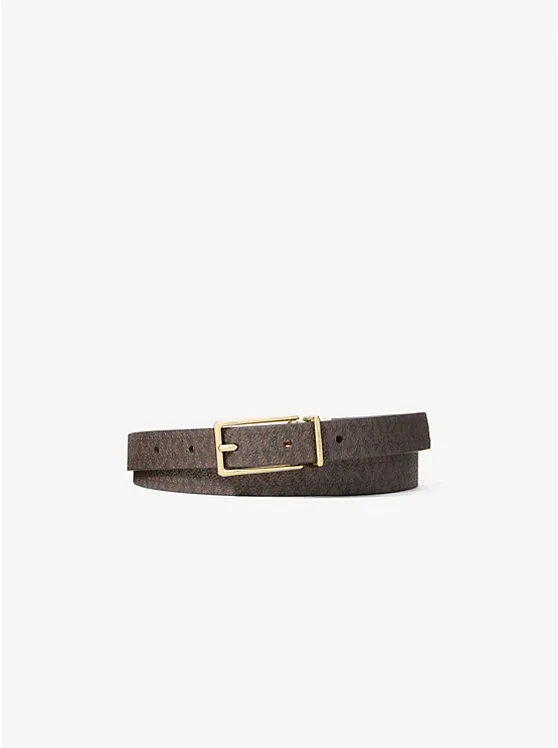 Reversible Signature Logo and Leather Belt