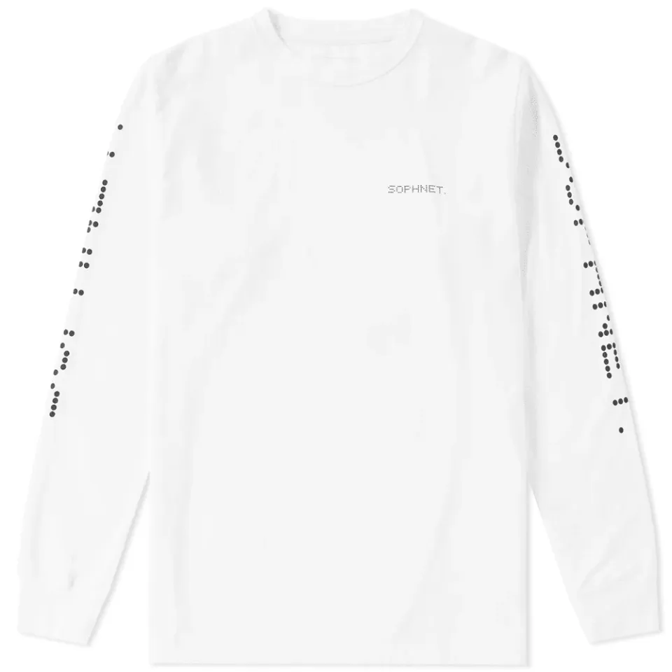 SOPHNET. Long Sleeve Authentic Logo Tee