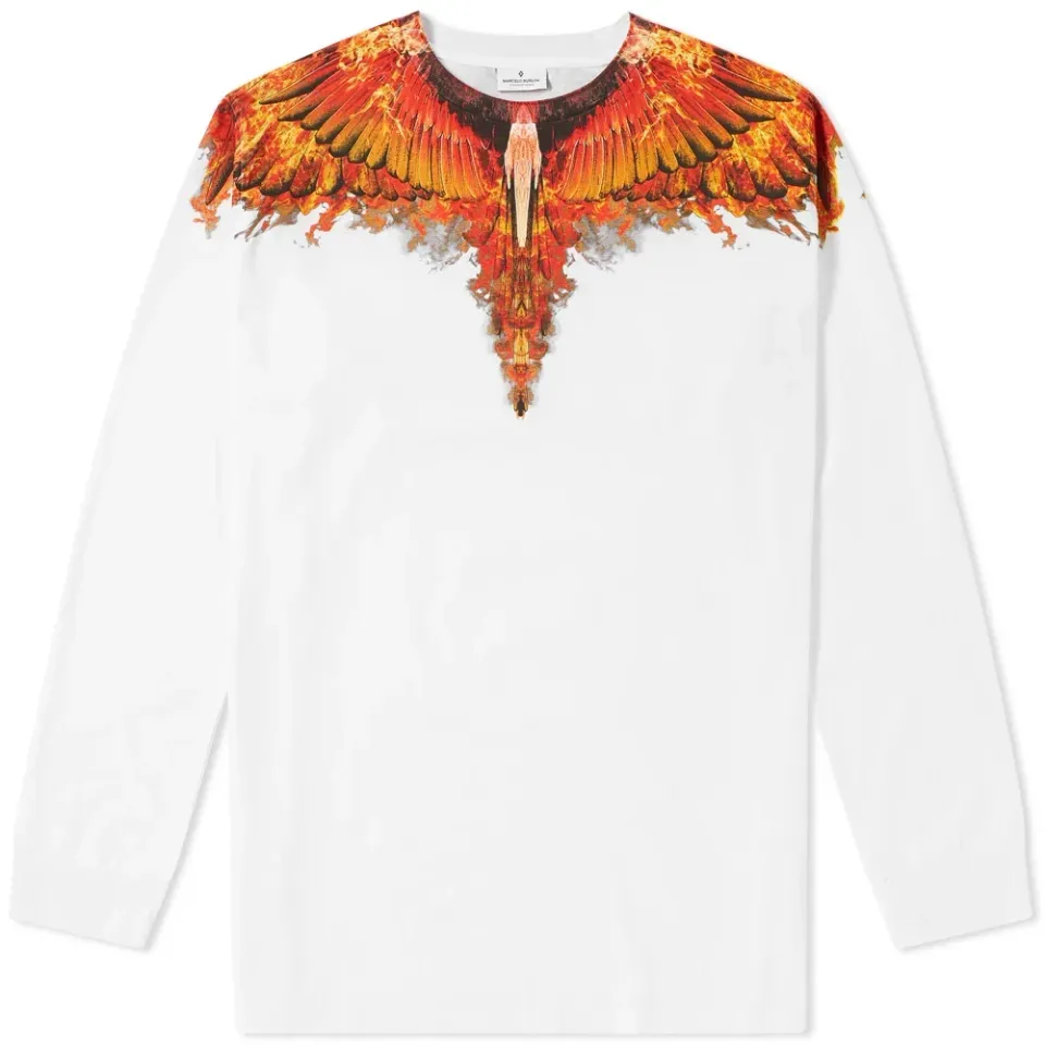 Long Sleeve Flame Wing Tee
