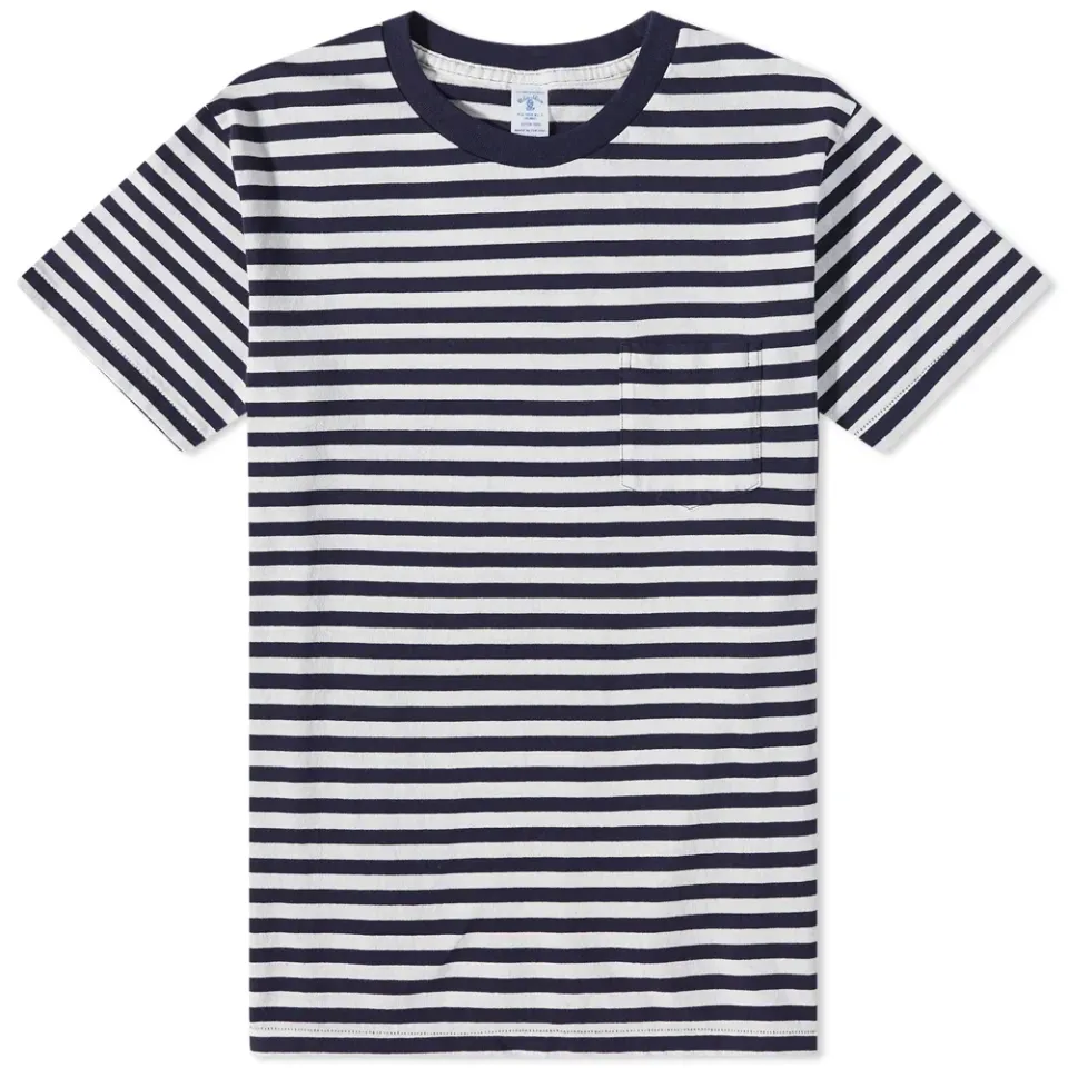 Narrow Stripe Pocket T-Shirt
