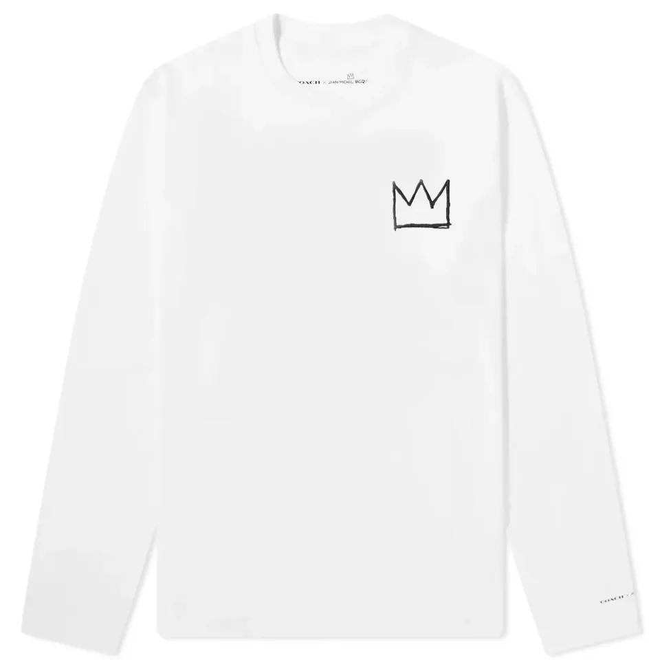 x Basquiat Long Sleeve Back Print Tee