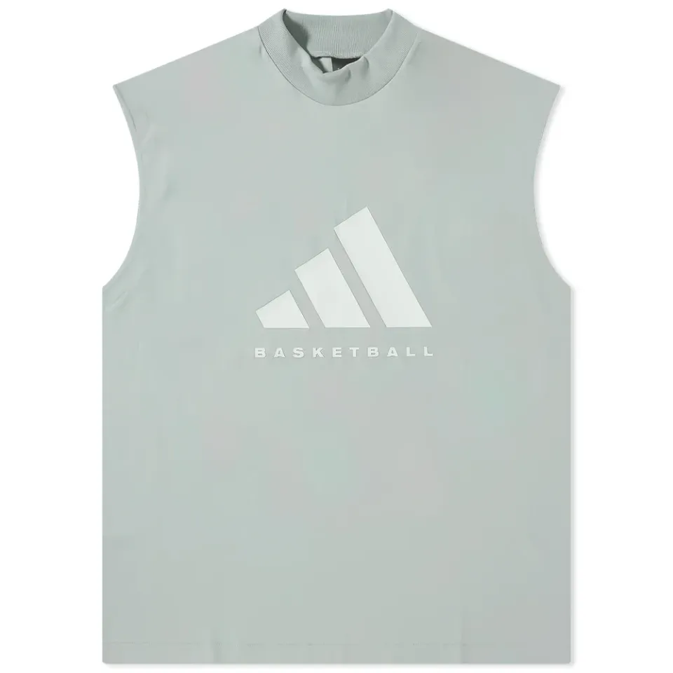 Basketball Sleeveless Logo T-Shirt
