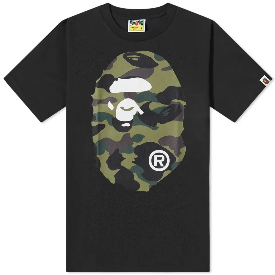 1St Camo Big Ape Head T-Shirt