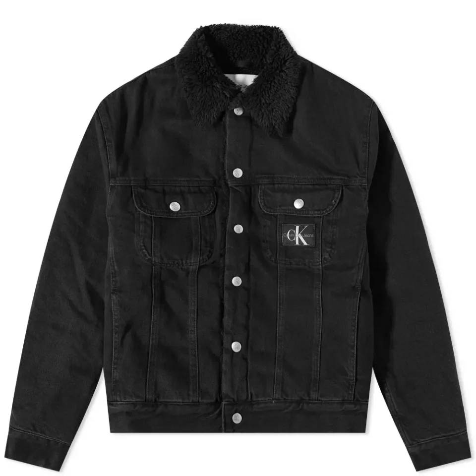 Regular Sherpa Denim Jacket