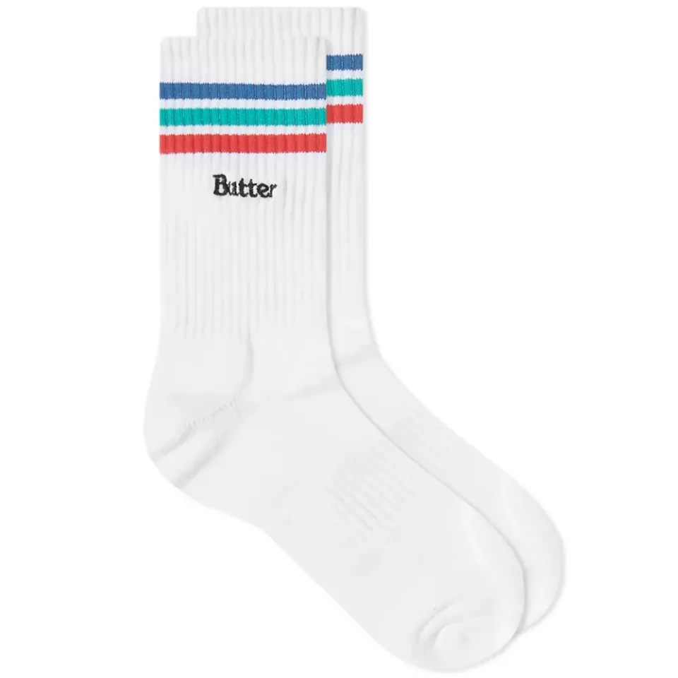 Logo Stripe Sock