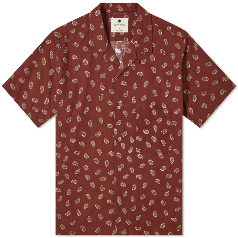 OG Cotton Poplin Paisley Shirt
