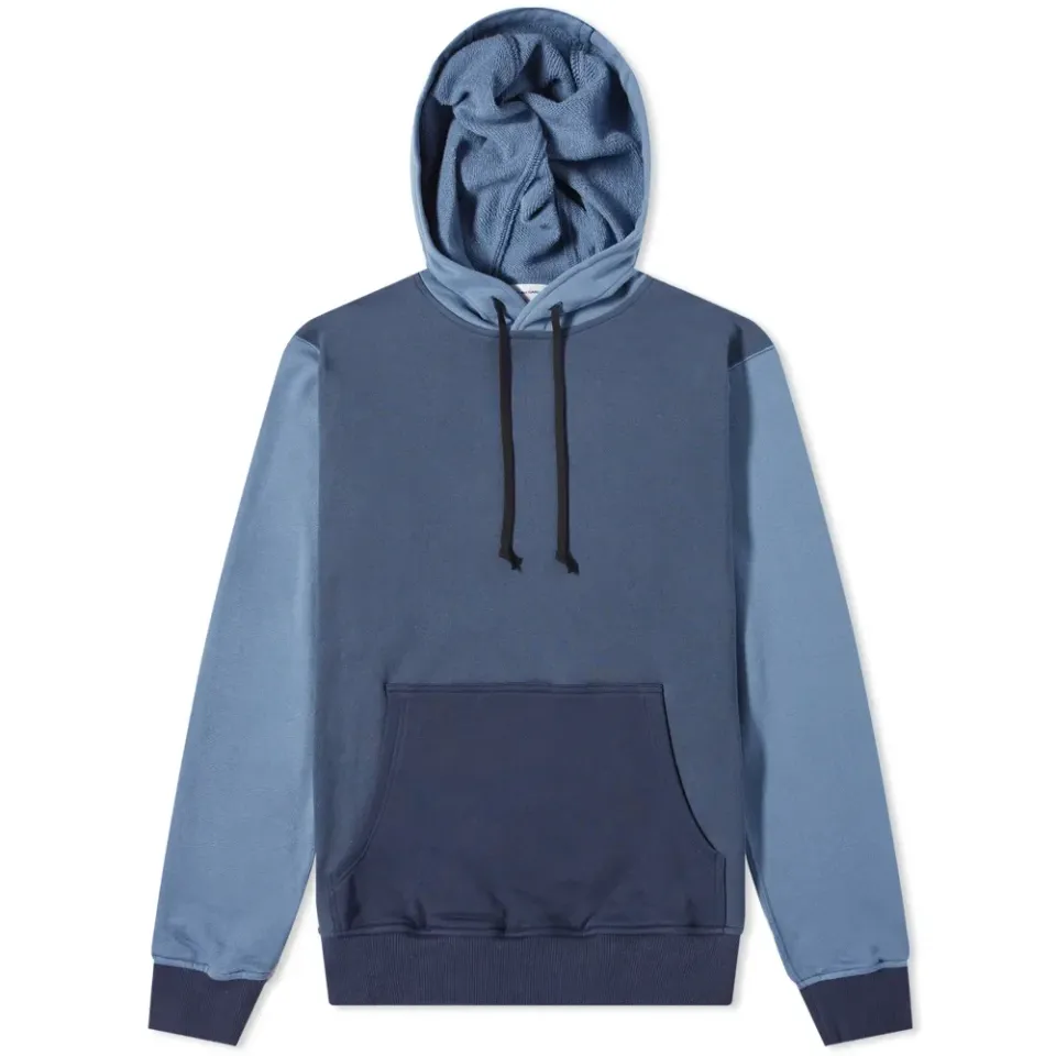 Comme des Garcons SHIRT Fabric Dyed Block Detail Popover Hoody
