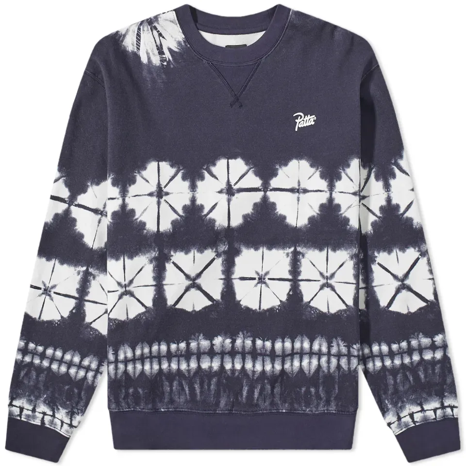 Basic Shibori Crew Sweat