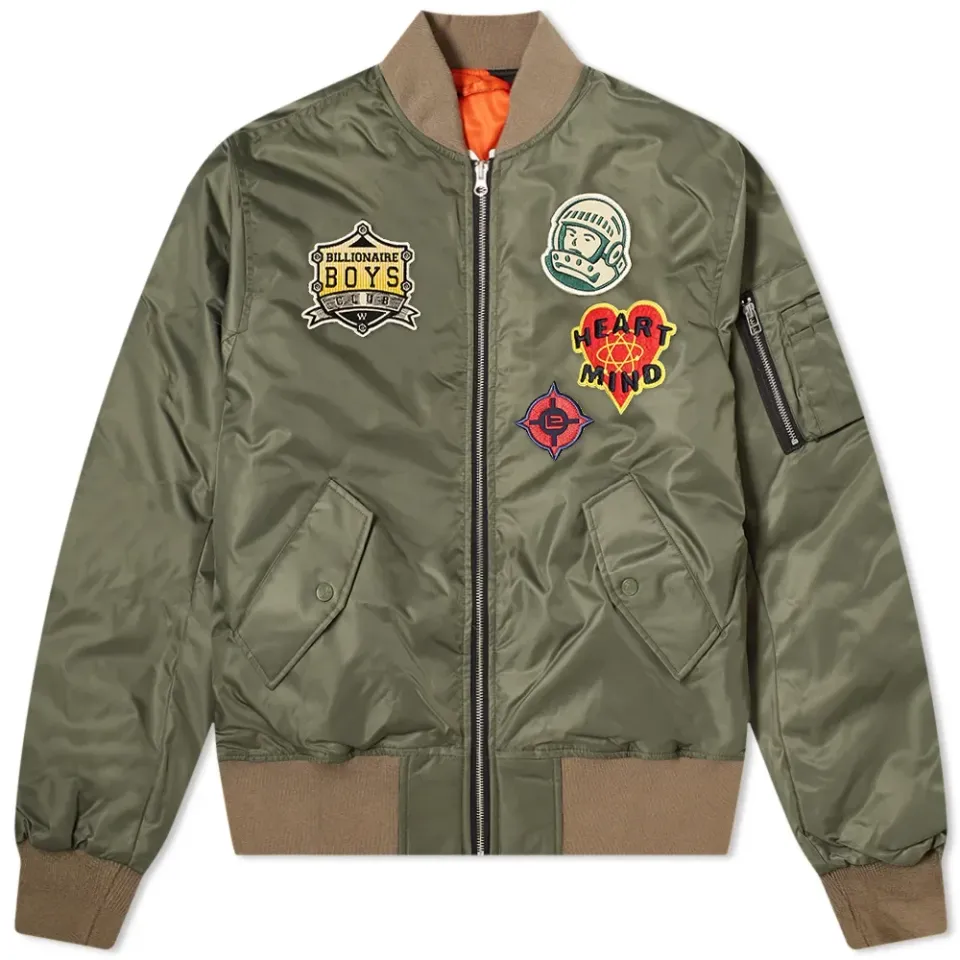 Reversible Check MA-1 Bomber Jacket