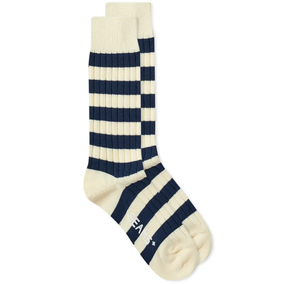 Stripe Rib Sock