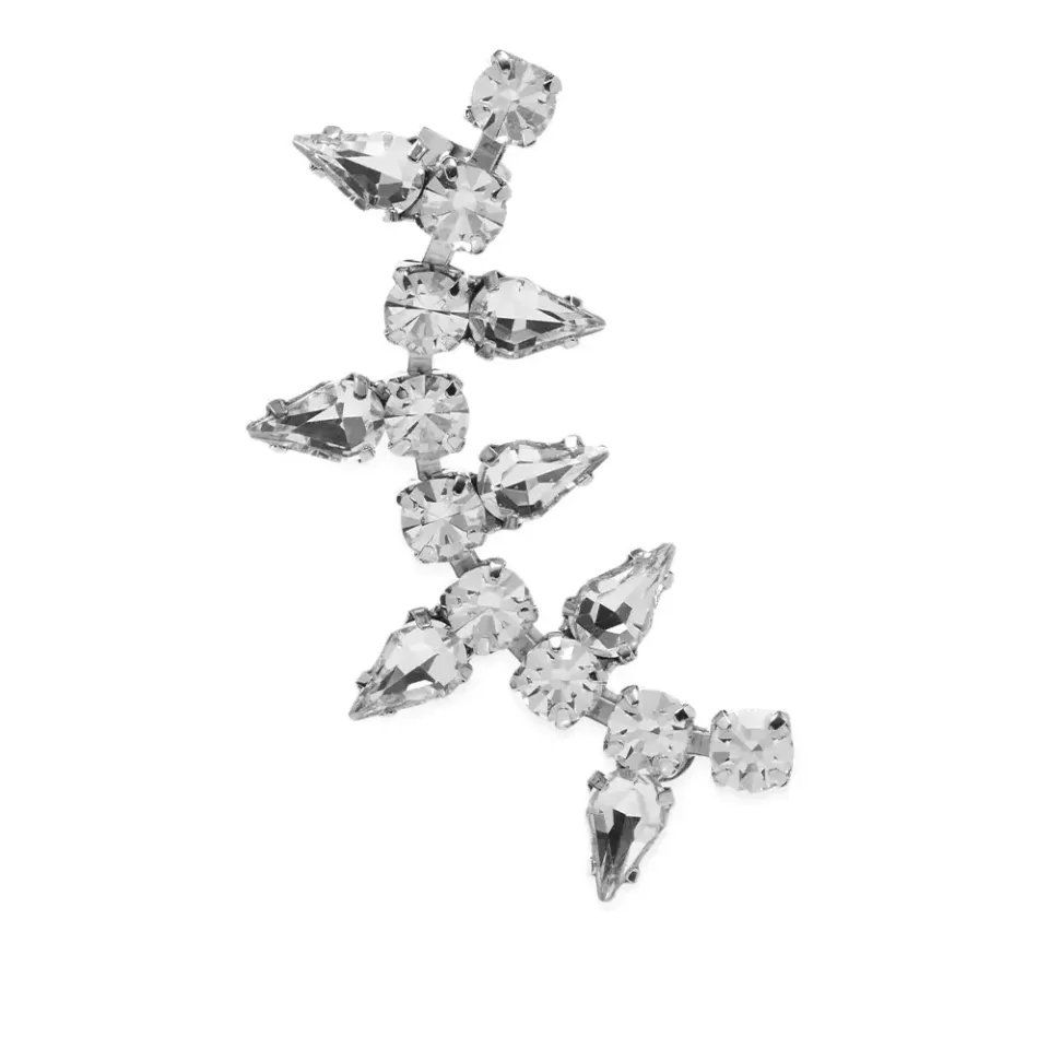 Single Crystal Spike Ear Cuff