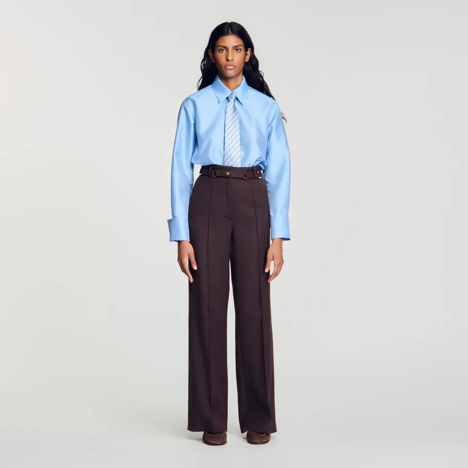 Metal ring trousers