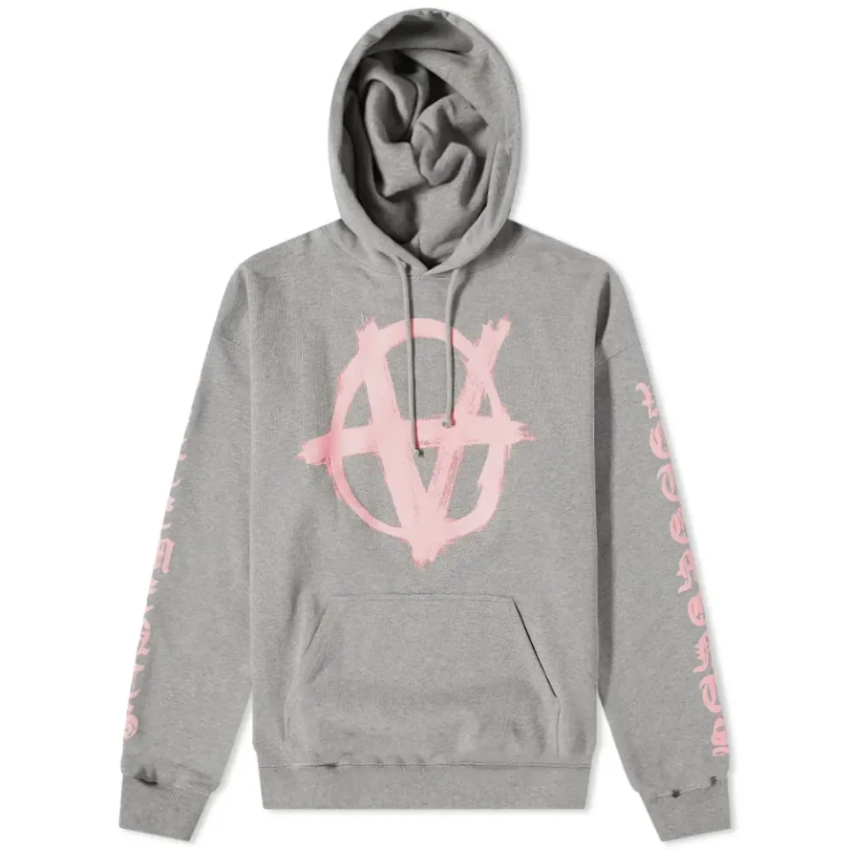 Double Anarchy Logo Popover Hoodie