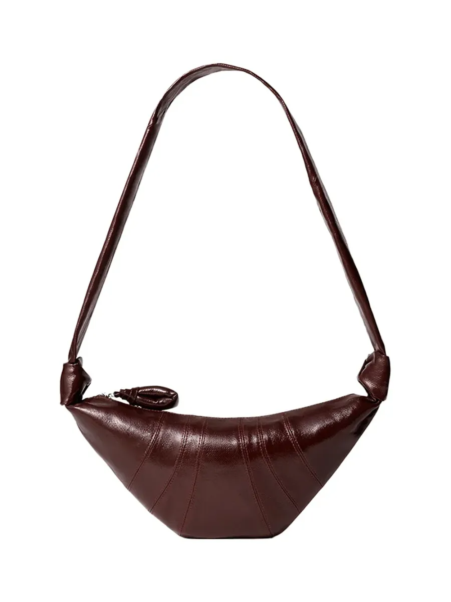 Small Coated Croissant Bag C. Fondant