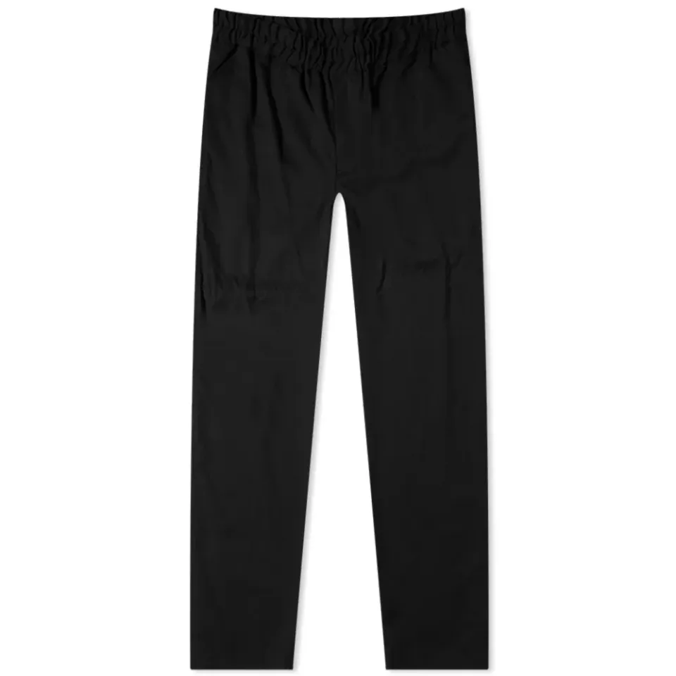 Comme des Garcons Black Wool Serge Garment Washed Pant