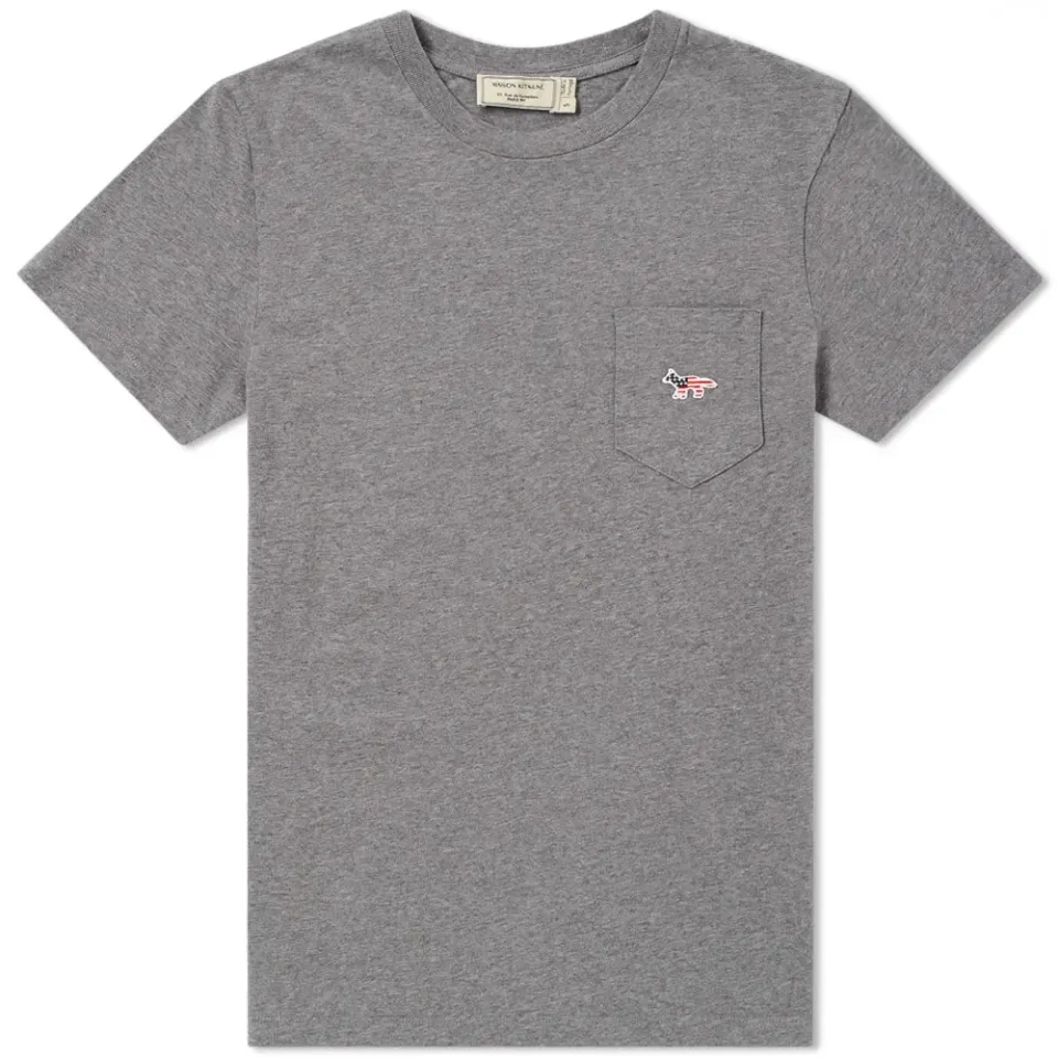 Maison Kitsuné Fox Patch America Tee