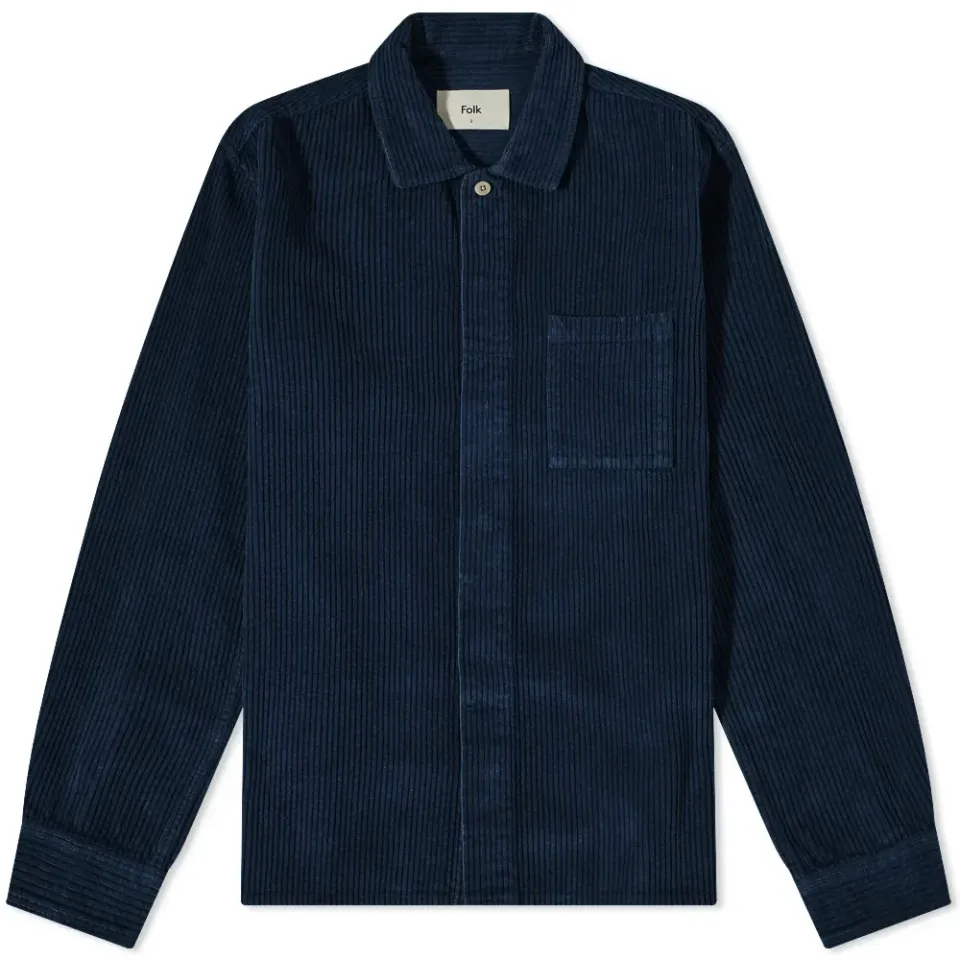 Heavy Cord Patch Shirt