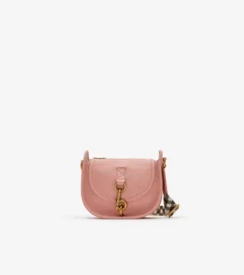 Mini B Clip Messenger Bag in Peony pink