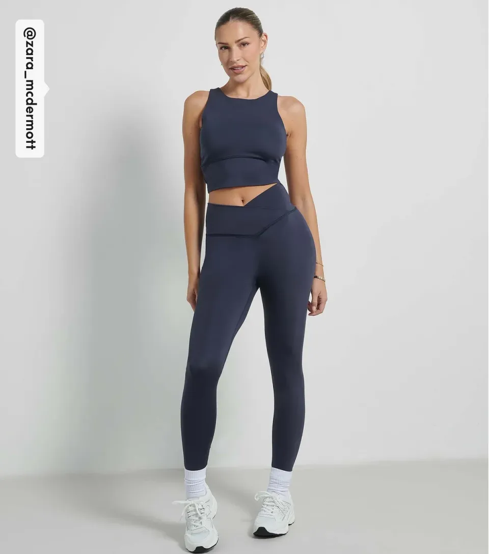 Women's by Zara McDermott Navy Cross Over Leggings