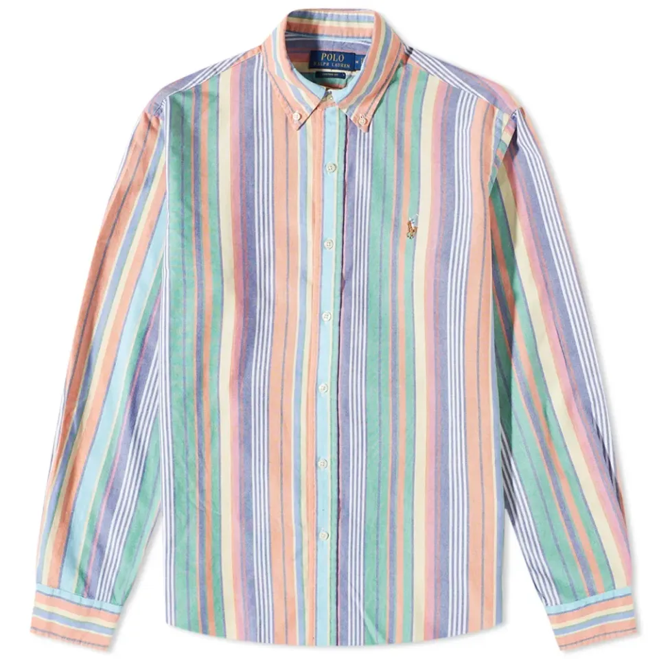 Funmix Stripe Button Down Shirt