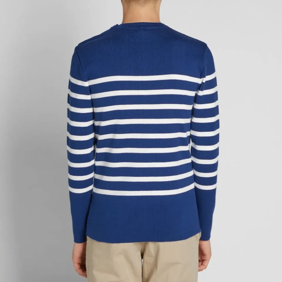 75137 Striped Mariner Crew Sweat