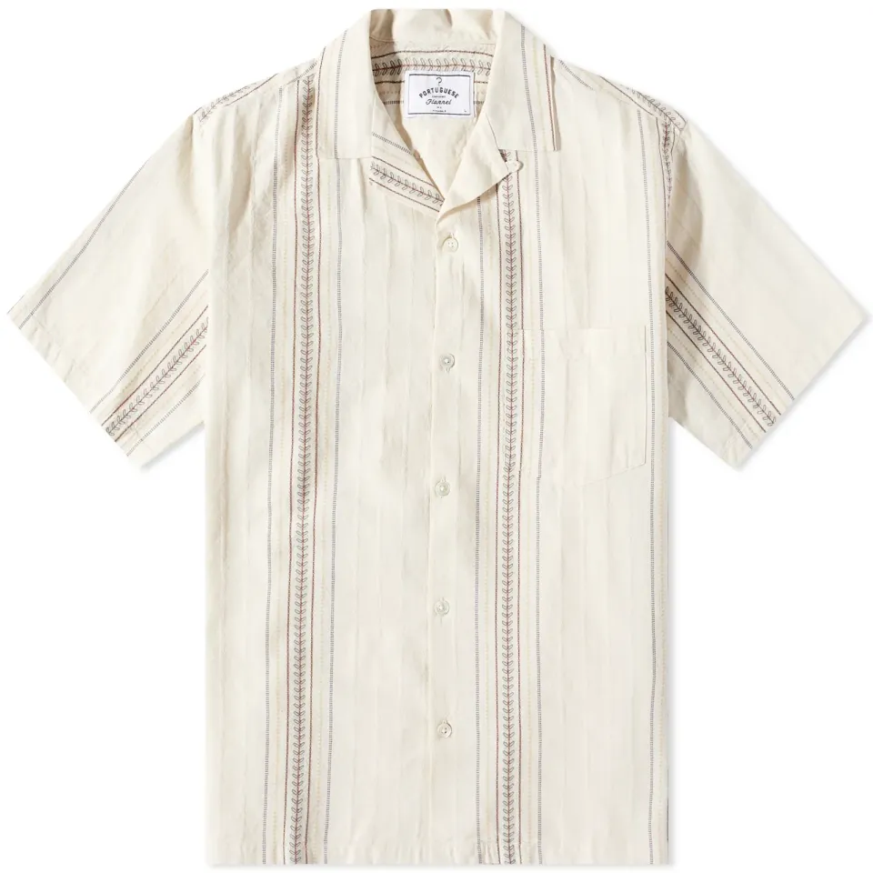 Tapestry Embroidered Vacation Shirt