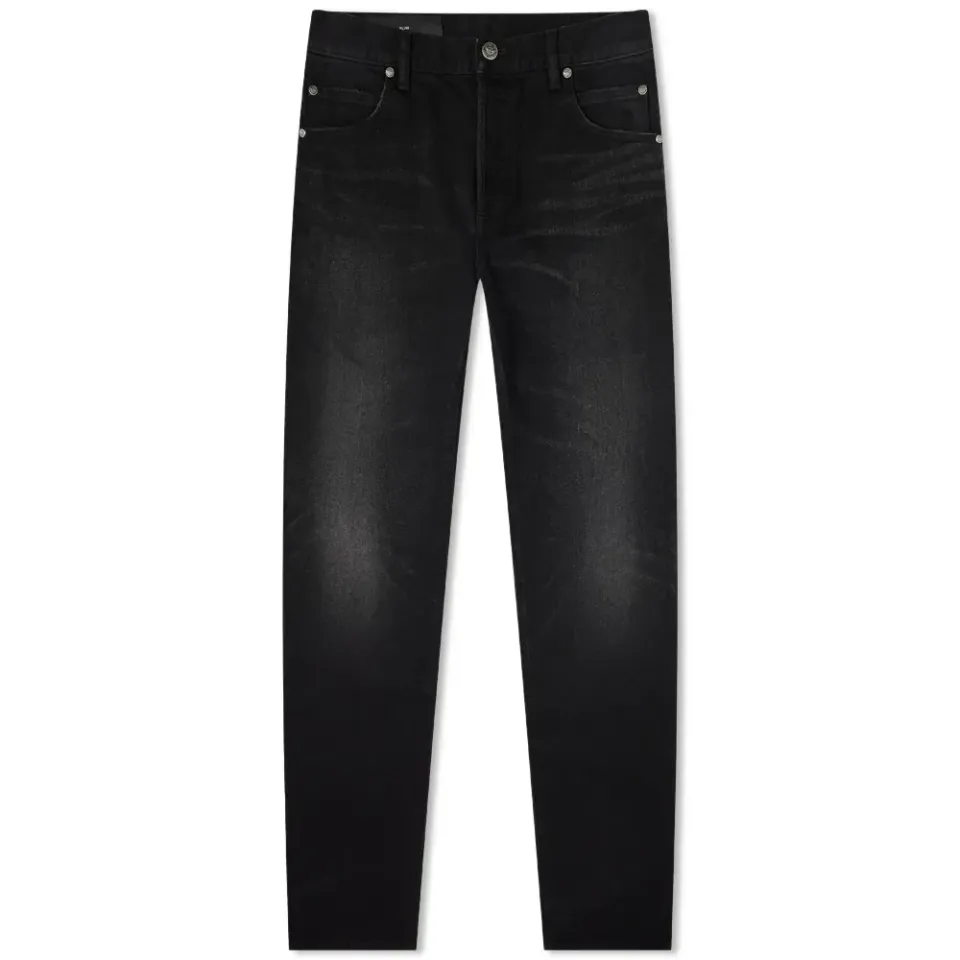 Embossed Slim Jeans